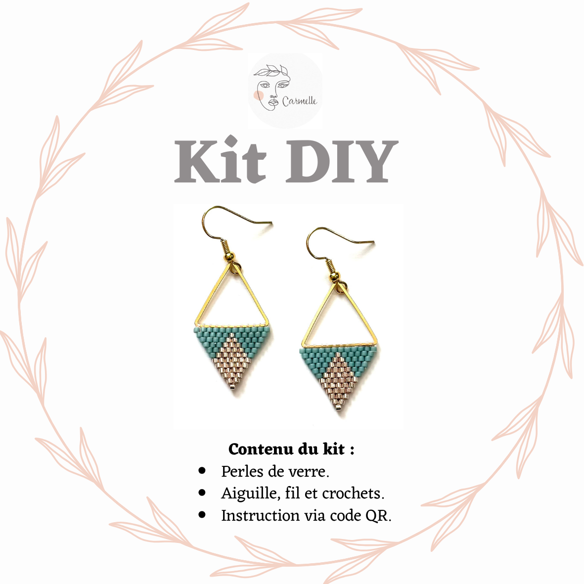 Kit DIY-Boucles d'oreilles à créer soi-même
