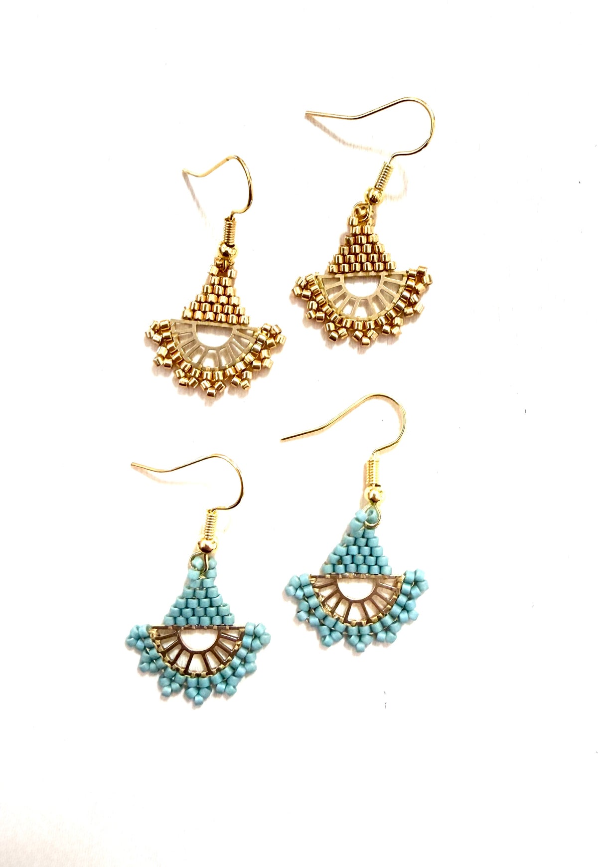 Boucles d’oreilles en perles de verre Miyuki